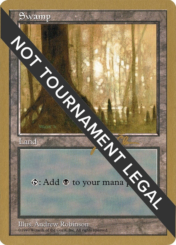 Image for Swamp (445) - 1997 Jakub Slemr (5ED) - Magic: The Gathering