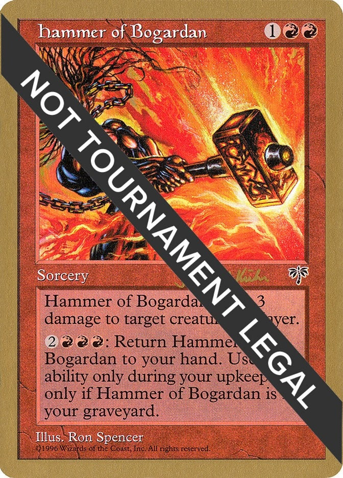 Image for Hammer of Bogardan - 1997 Janosch Kuhn (MIR) [World Championship Decks]