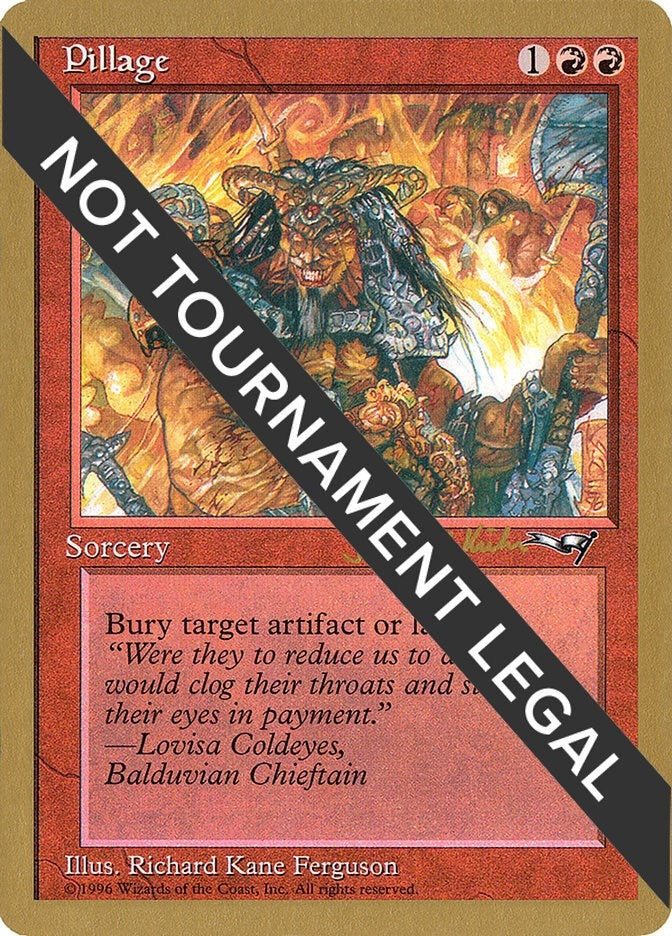 Image for Pillage - 1997 Janosch Kuhn (ALL) [World Championship Decks]