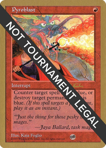Image for Pyroblast - 1997 Janosch Kuhn (5ED) (SB) [World Championship Decks]