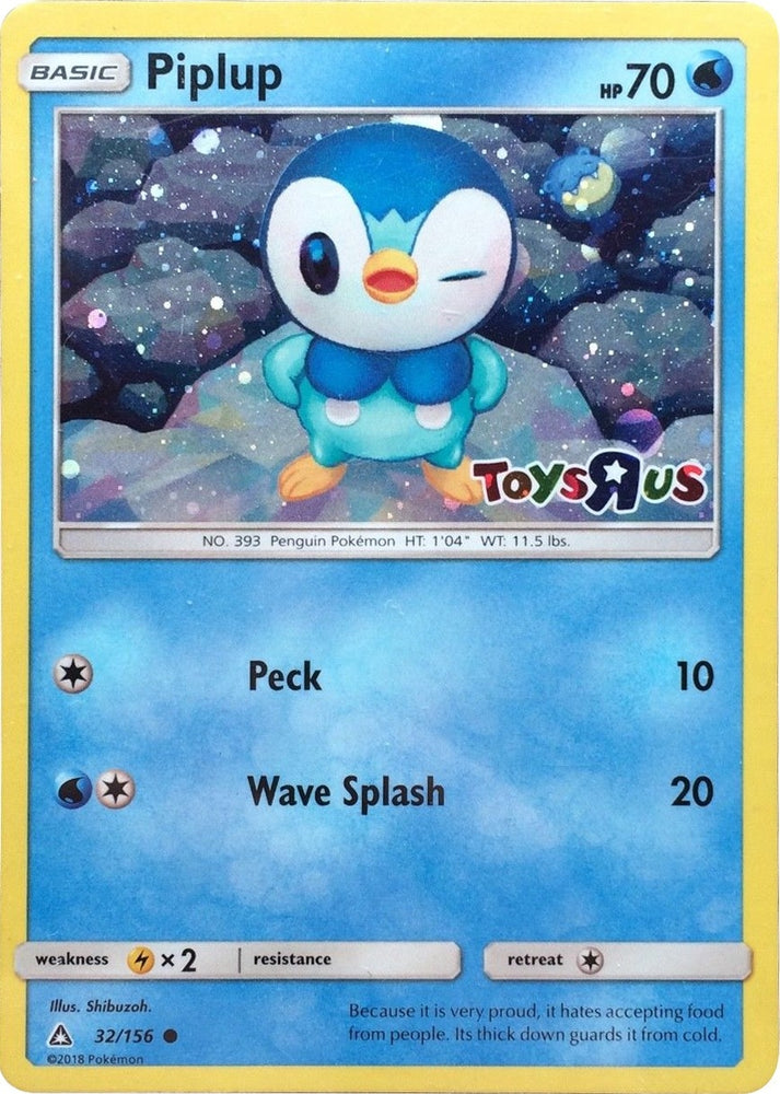 Piplup - 32/156 (Toys R Us) (032/156) (Miscellaneous Cards & Products)