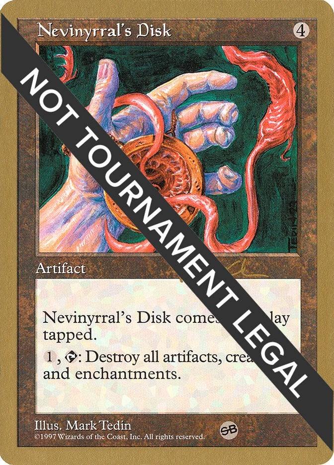 Image for Nevinyrral's Disk - 1997 Paul McCabe (5ED) (SB) [World Championship Decks]