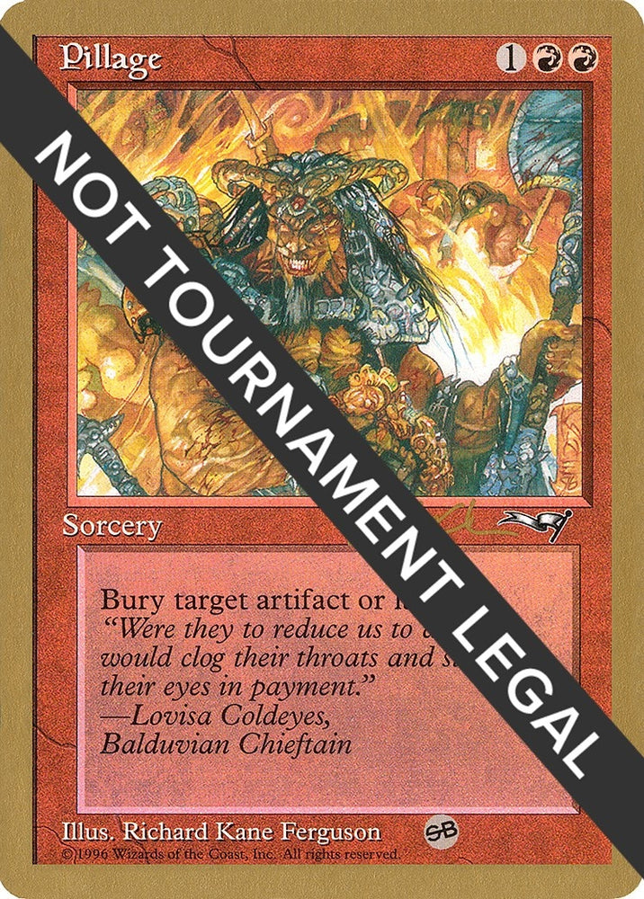 Image for Pillage - 1997 Paul McCabe (ALL) (SB) [World Championship Decks]