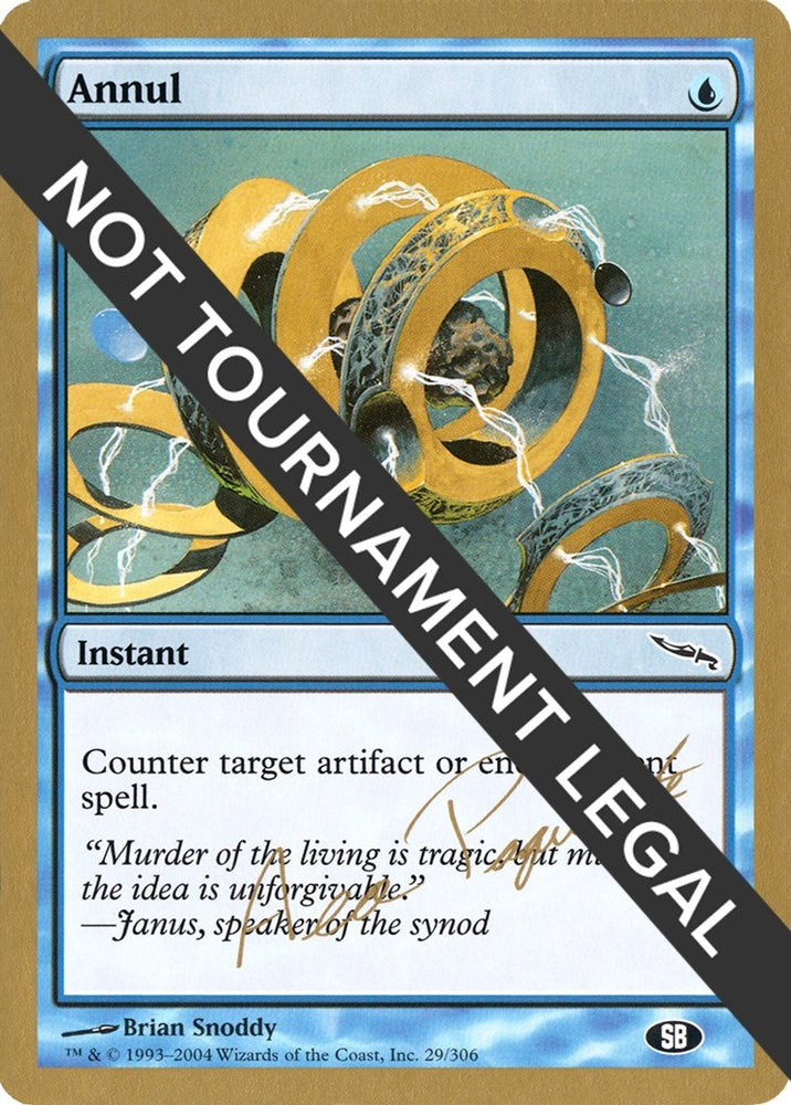 Image for Annul - 2004 Aeo Paquette (MRD) (SB) [World Championship Decks]