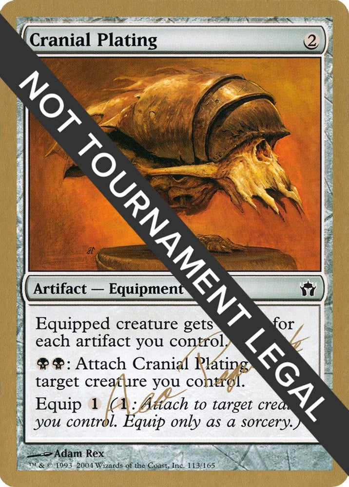 Image for Cranial Plating - 2004 Aeo Paquette (MRD) [World Championship Decks]