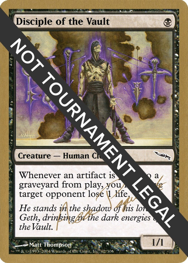Image for Disciple of the Vault - 2004 Aeo Paquette (MRD) [World Championship Decks]