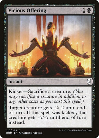 Image for Vicious Offering (110) [Dominaria]