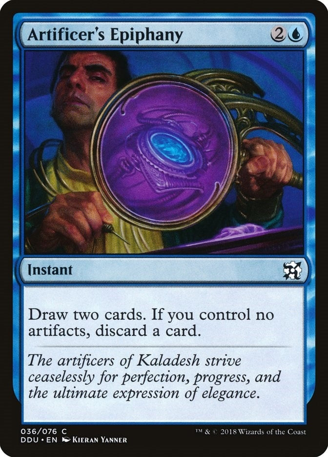 Image for Artificer's Epiphany (36) [Duel Decks: Elves vs. Inventors]