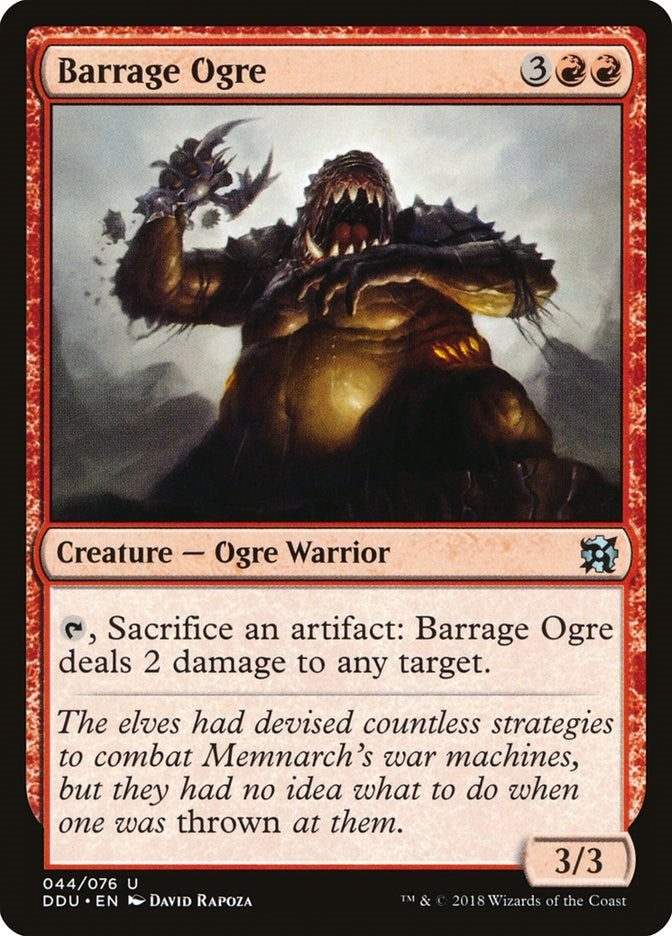 Image for Barrage Ogre (44) [Duel Decks: Elves vs. Inventors]
