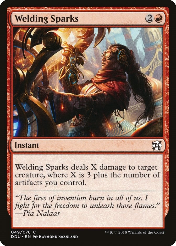 Image for Welding Sparks (49) [Duel Decks: Elves vs. Inventors]