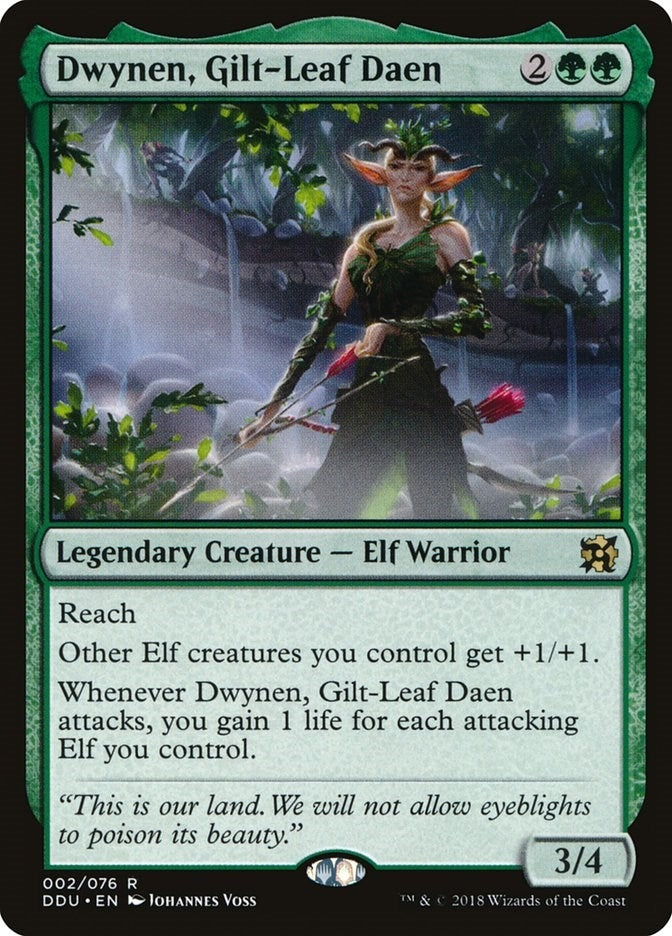 Image for Dwynen, Gilt-Leaf Daen (2) [Duel Decks: Elves vs. Inventors]