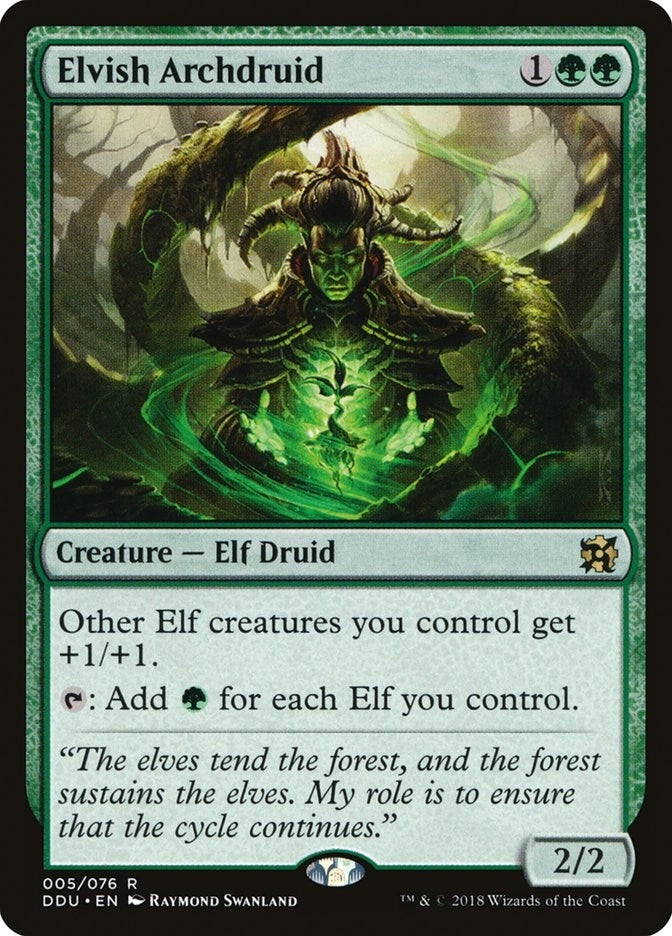 Image for Elvish Archdruid (5) [Duel Decks: Elves vs. Inventors]