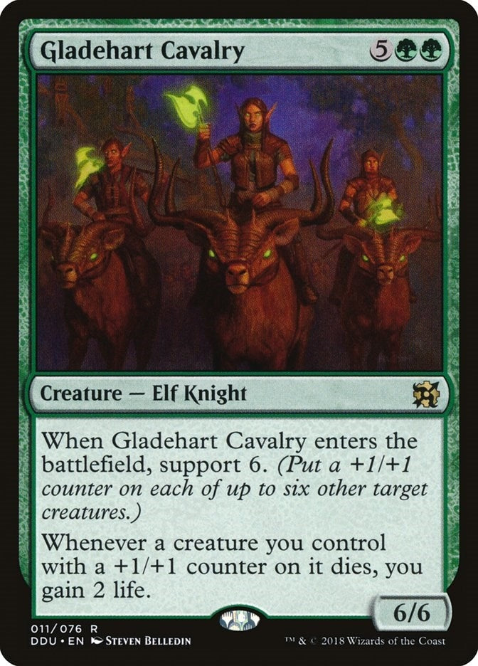 Image for Gladehart Cavalry (11) [Duel Decks: Elves vs. Inventors]