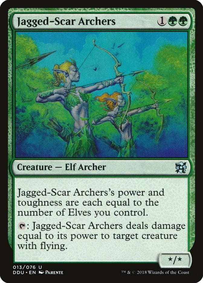 Image for Jagged-Scar Archers (13) [Duel Decks: Elves vs. Inventors]