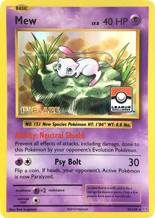 Image for Mew (053/108) [League & Championship Cards]