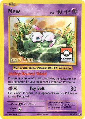 Image for Mew (053/108) [League & Championship Cards]