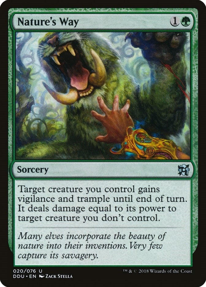 Image for Nature's Way (20) [Duel Decks: Elves vs. Inventors]