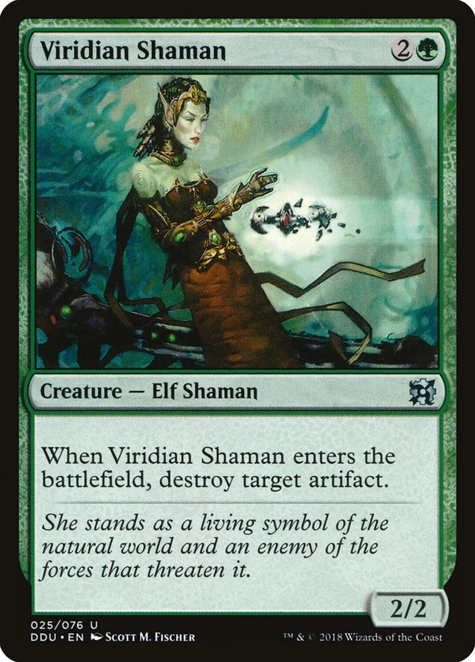 Image for Viridian Shaman (25) [Duel Decks: Elves vs. Inventors]