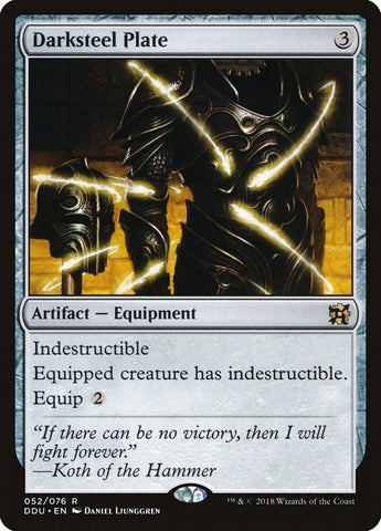 Image for Darksteel Plate (52) [Duel Decks: Elves vs. Inventors]