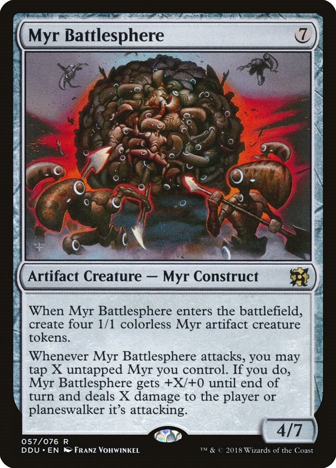 Image for Myr Battlesphere (57) [Duel Decks: Elves vs. Inventors]