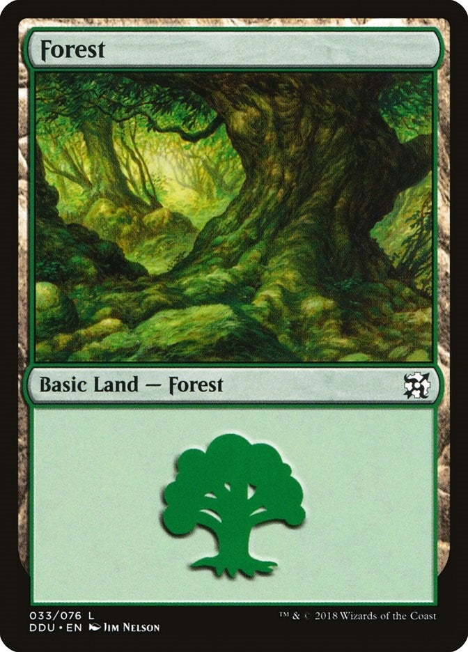 Image for Forest (033) (33) [Duel Decks: Elves vs. Inventors]