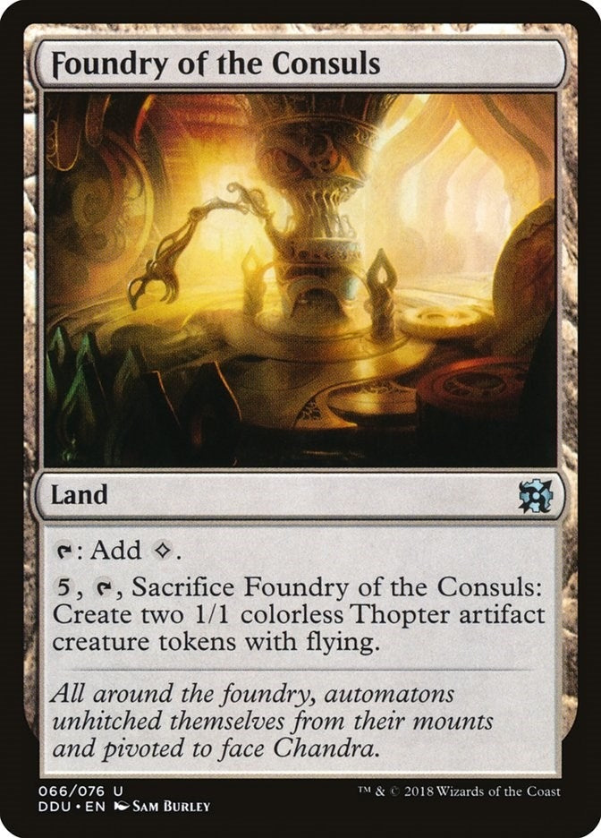 Image for Foundry of the Consuls (66) [Duel Decks: Elves vs. Inventors]