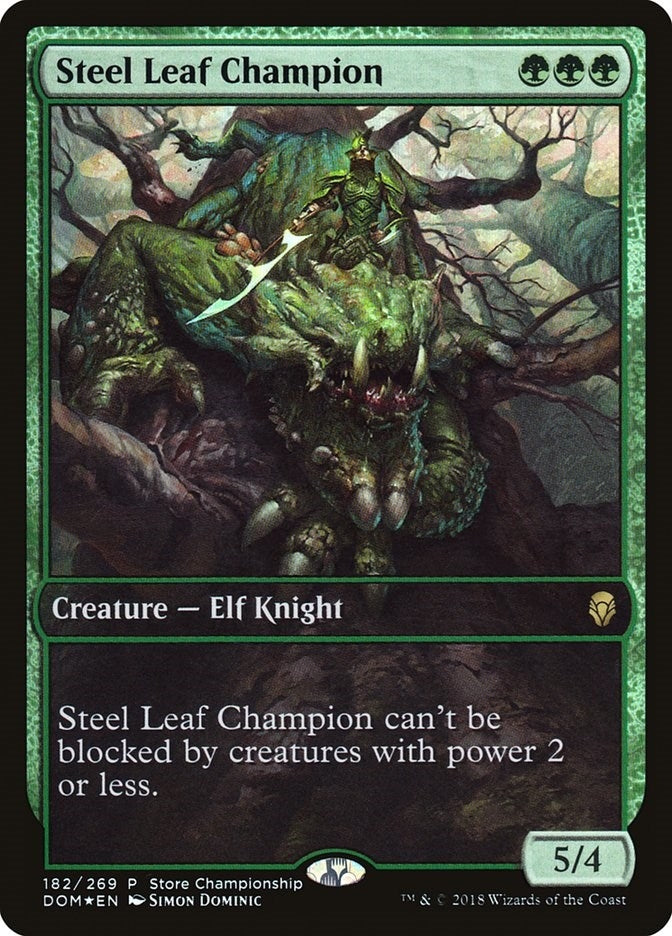 Image for Steel Leaf Champion (182) - Magic: The Gathering