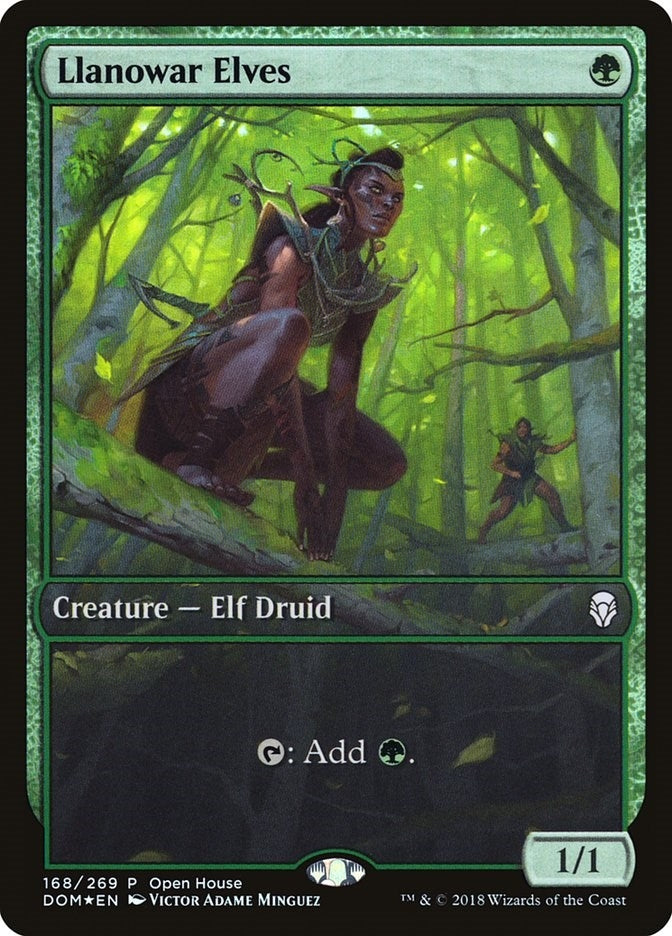 Image for Llanowar Elves (168) [Open House Promos]
