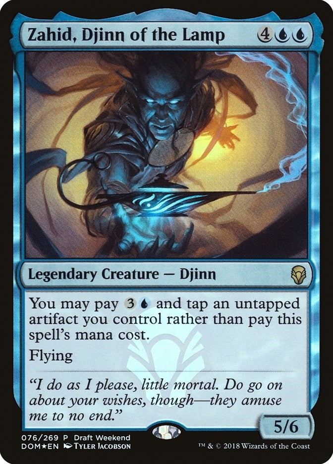 Image for Zahid, Djinn of the Lamp (Draft Weekend) (76) - Magic: The Gathering