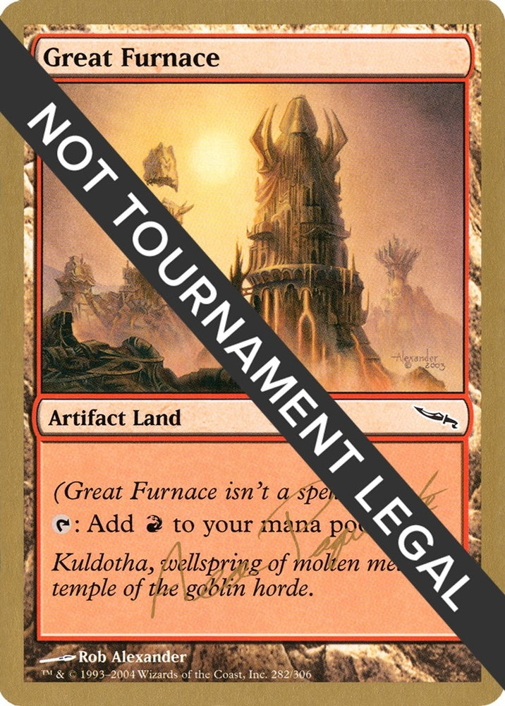 Image for Great Furnace - 2004 Aeo Paquette (MRD) [World Championship Decks]