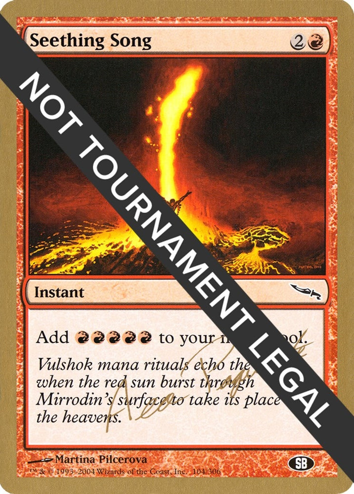 Image for Seething Song - 2004 Aeo Paquette (MRD) (SB) [World Championship Decks]