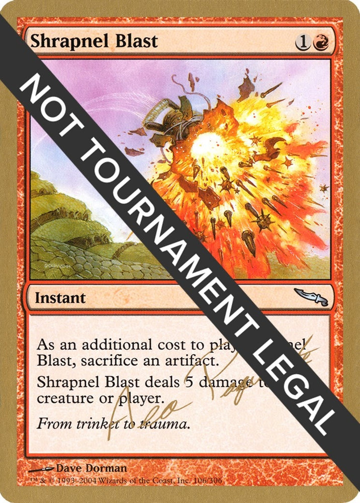 Image for Shrapnel Blast - 2004 Aeo Paquette (MRD) [World Championship Decks]