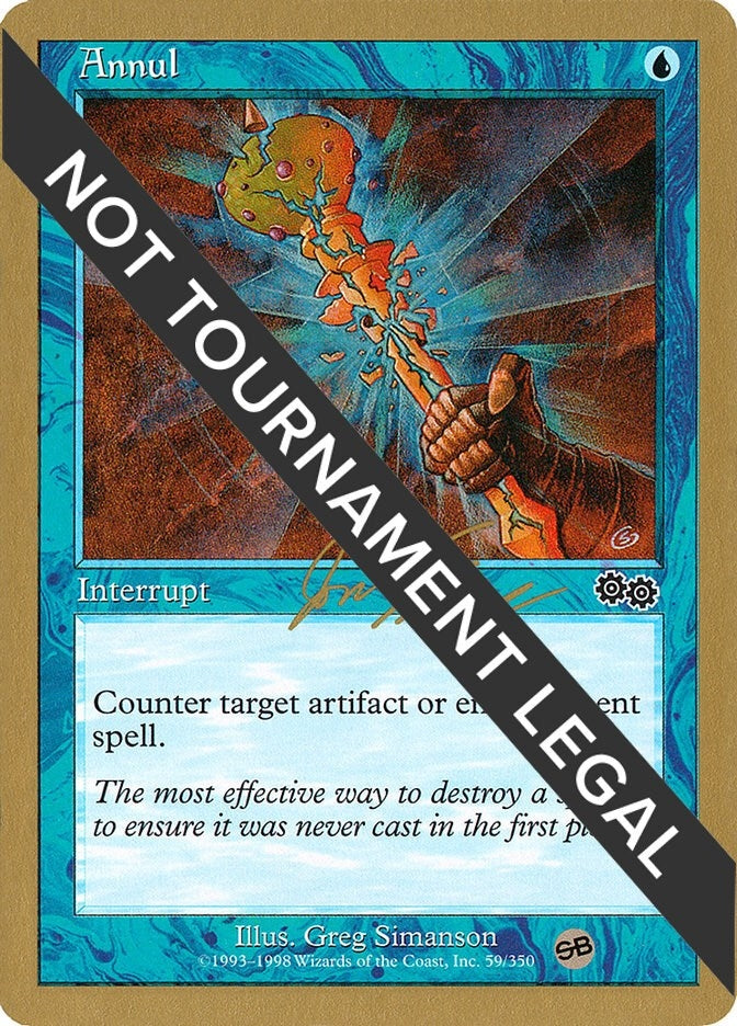 Image for Annul - 2000 Jon Finkel (USG) (SB) [World Championship Decks]