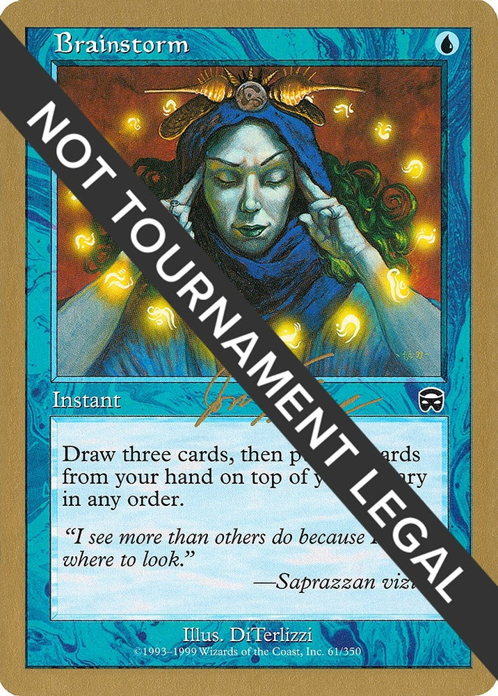 Image for Brainstorm - 2000 Jon Finkel (MMQ) [World Championship Decks]