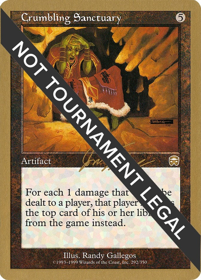 Image for Crumbling Sanctuary - 2000 Jon Finkel (MMQ) [World Championship Decks]