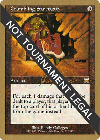 Image for Crumbling Sanctuary - 2000 Jon Finkel (MMQ) [World Championship Decks]