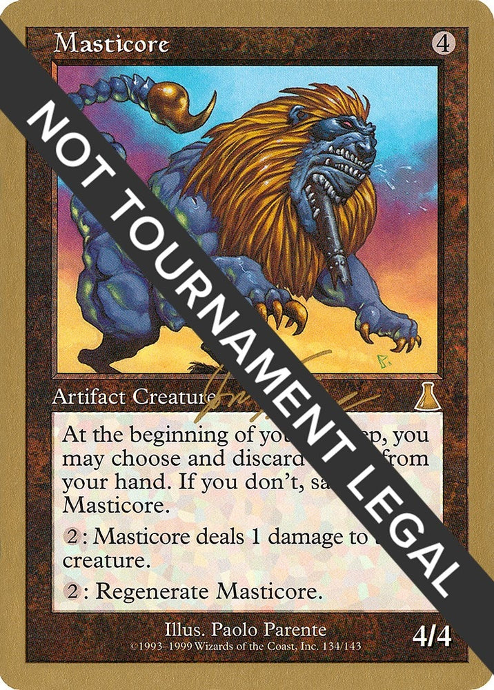 Image for Masticore - 2000 Jon Finkel (UDS) [World Championship Decks]