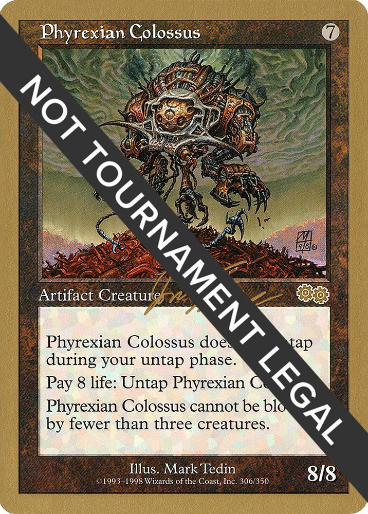 Image for Phyrexian Colossus - 2000 Jon Finkel (USG) [World Championship Decks]