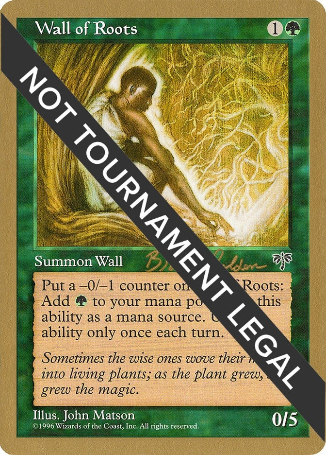 Image for Wall of Roots - 1998 Brian Selden (MIR) - Magic: The Gathering