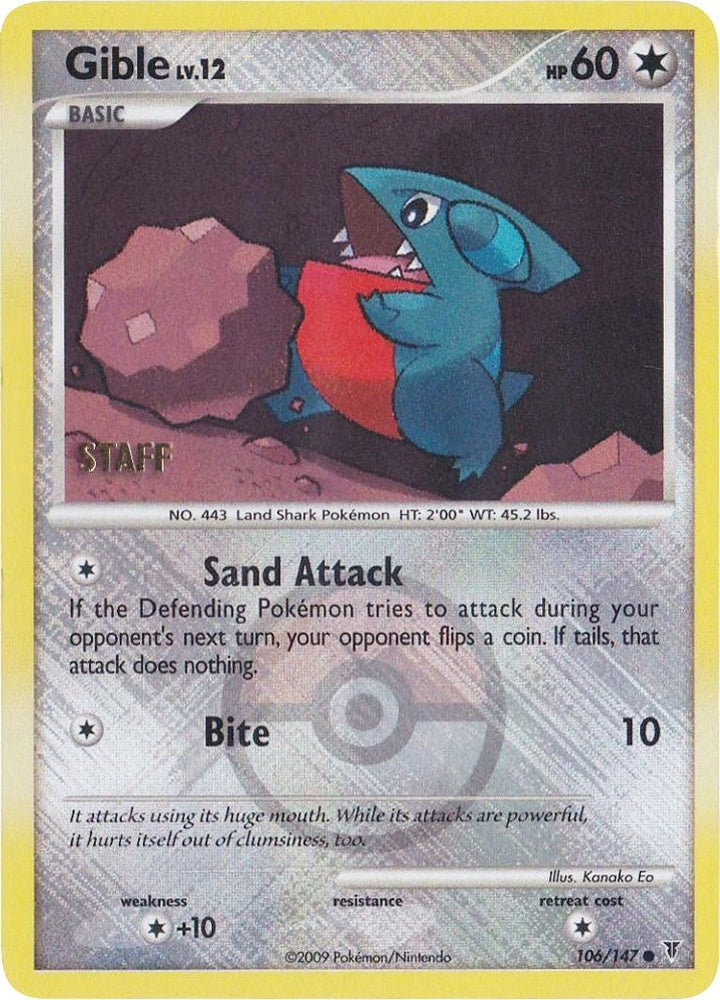 Image for Gible (106/147) [League & Championship Cards]