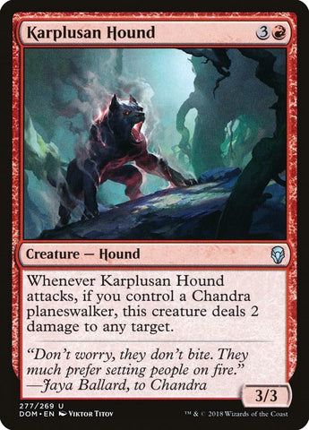 Image for Karplusan Hound (277) [Dominaria]