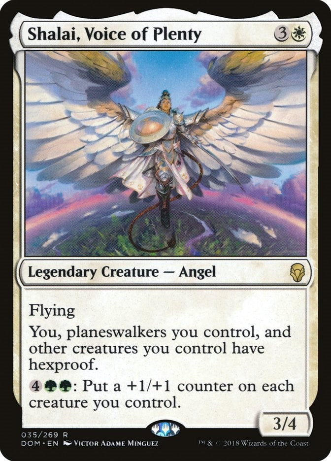 Image for Shalai, Voice of Plenty (35) [Dominaria]
