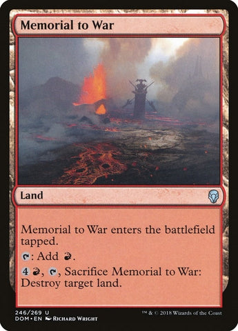 Image for Memorial to War (246) [Dominaria]