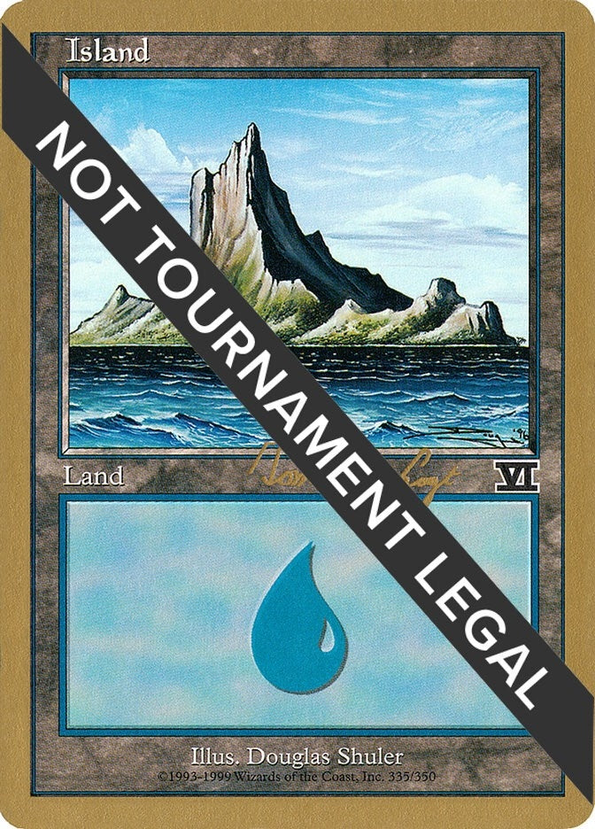 Image for Island (335) - 2000 Tom van de Logt (6ED) [World Championship Decks]