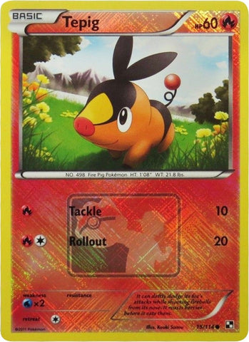 Image for Tepig - 15/114 (League Promo) (015/114) - Pokemon