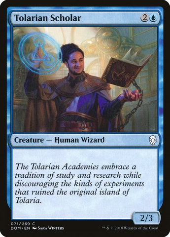 Image for Tolarian Scholar (71) [Dominaria]
