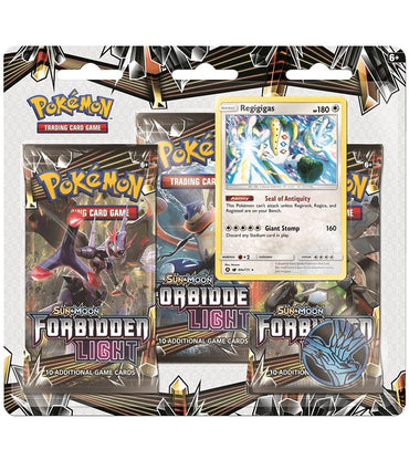 Image for Forbidden Light 3 Pack Blister [Regigigas] [SM - Forbidden Light]