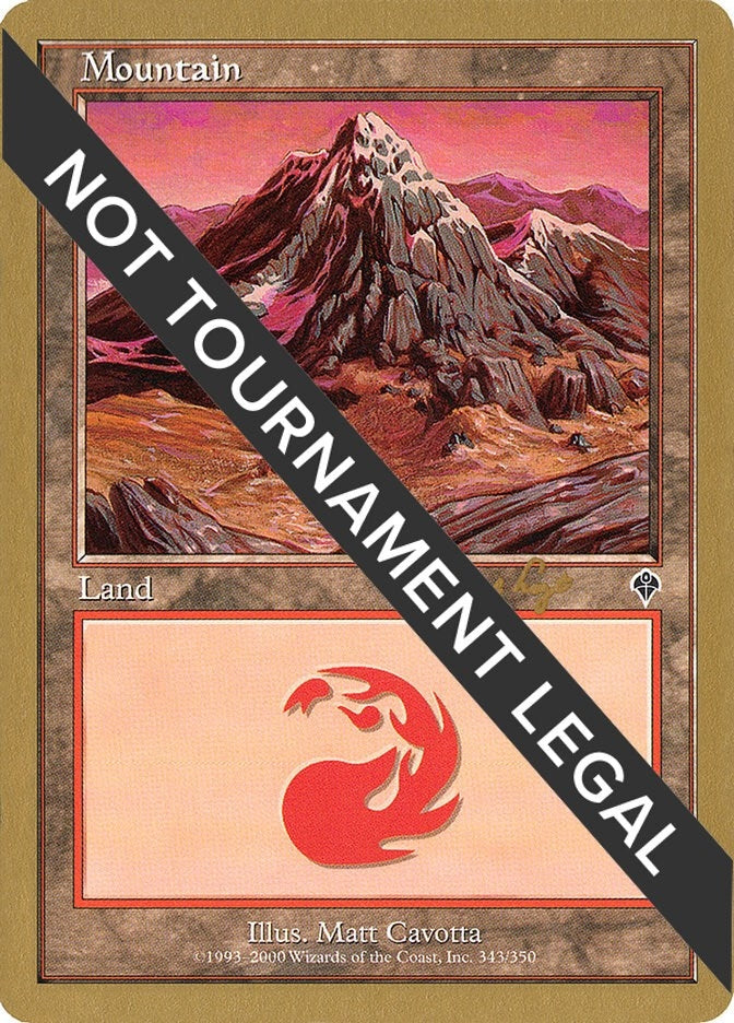 Image for Mountain (343) - 2001 Tom van de Logt (INV) [World Championship Decks]