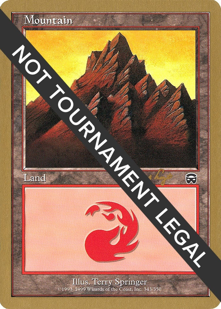 Image for Mountain (343) - 2001 Tom van de Logt (MMQ) [World Championship Decks]