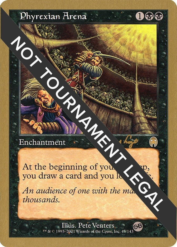 Image for Phyrexian Arena - 2001 Tom van de Logt (APC) (SB) [World Championship Decks]